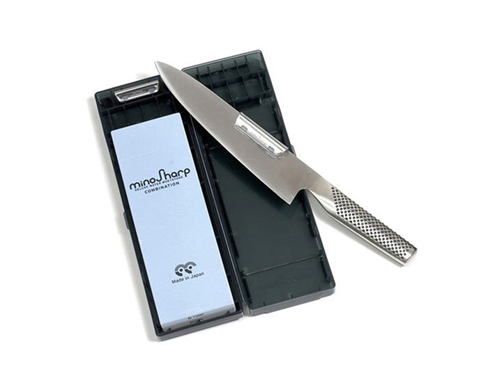 Minosharp Slipsten Med Slipstöd & Box Grov/Medium