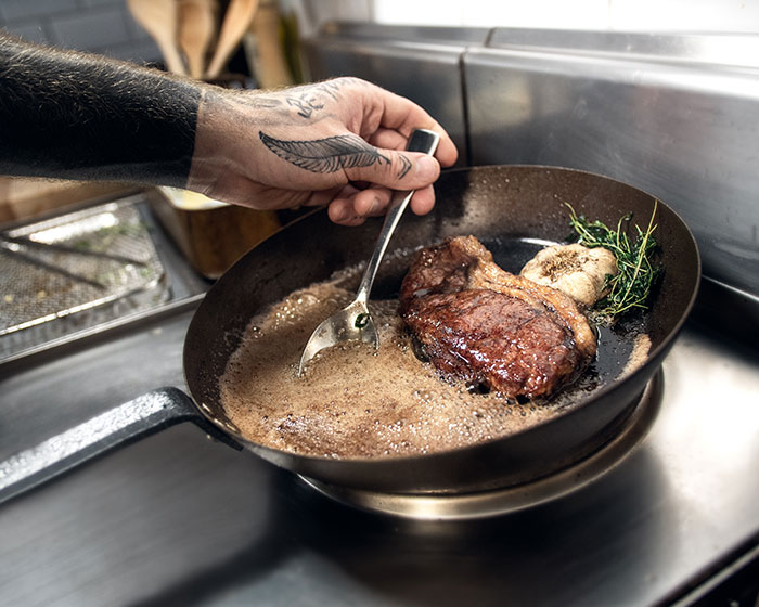 Exxent Stekpanna Ø 28 cm Kolstål - Bild 2