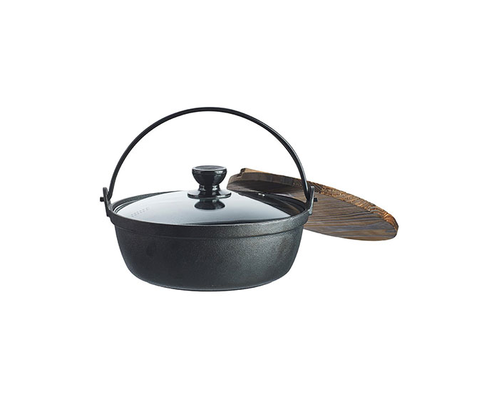 Satake Gjutjärnsgryta Med 2 Lock 3,6 L Ø 27 cm - Bild 2